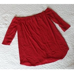 3X Lemon Drop Off The Shoulder Dress